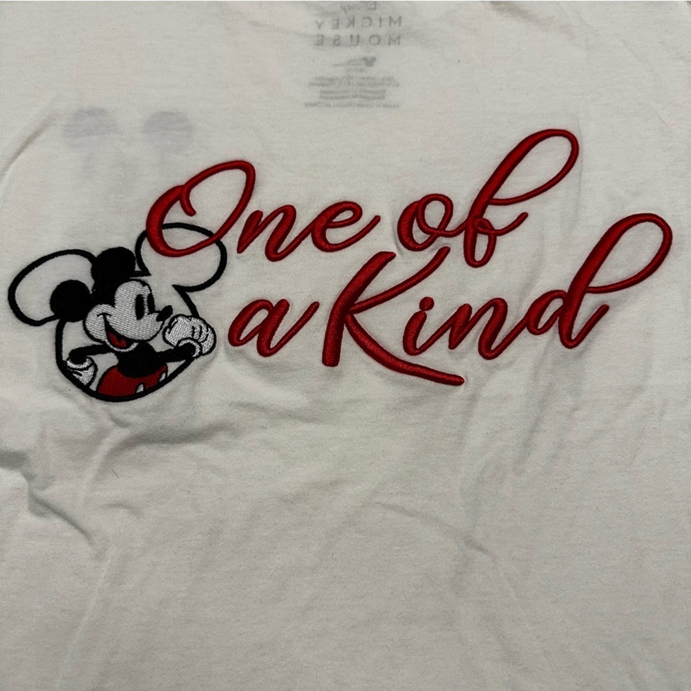 Disney Mickey Mouse Junior Embroidery One & Only Tee Size Small (3-5) - Picture 1 of 7